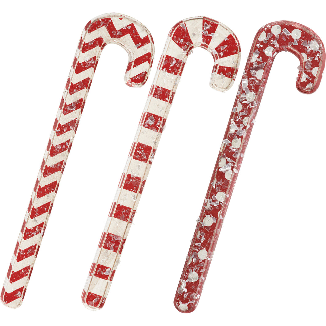 Small Red Candy Cane Set