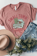 Load image into Gallery viewer, Small Town Christmas Truck Tee PLUS
