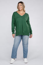 Load image into Gallery viewer, Plus Garment Dyed Front Seam Sweater
