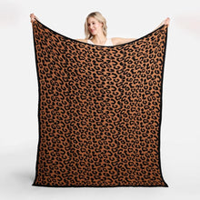 Load image into Gallery viewer, Leopard Print Comfy Luxe Knit Blanket
