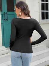 Load image into Gallery viewer, Long Sleeve Scoop Neck T-Shirt
