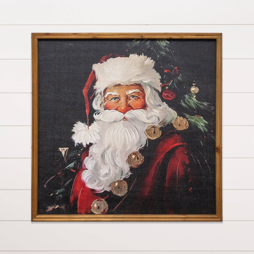 Classic Santa Portrait Wall Hanging