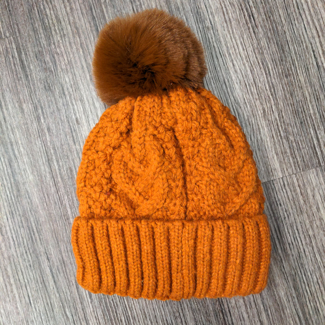 Thermal Cable Knit Beanie