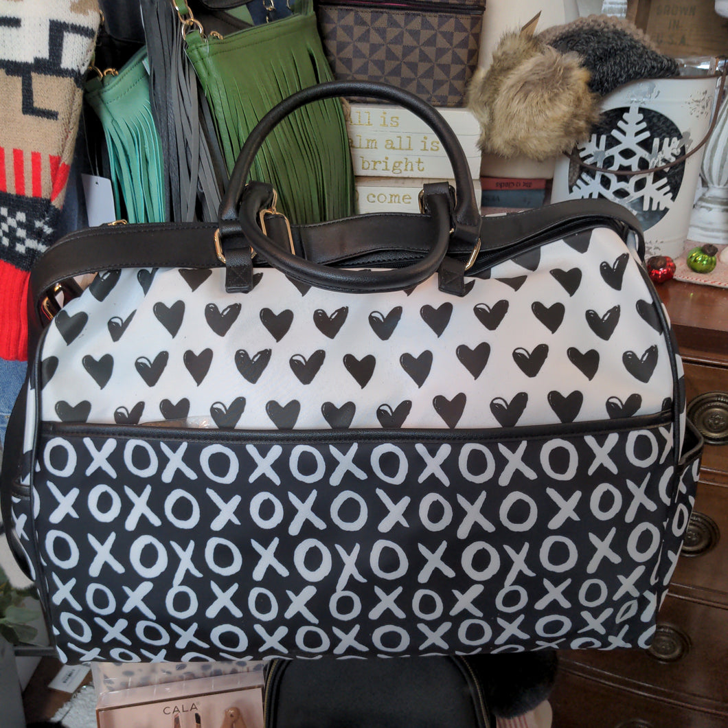 XOXO Heart Weekender Bag