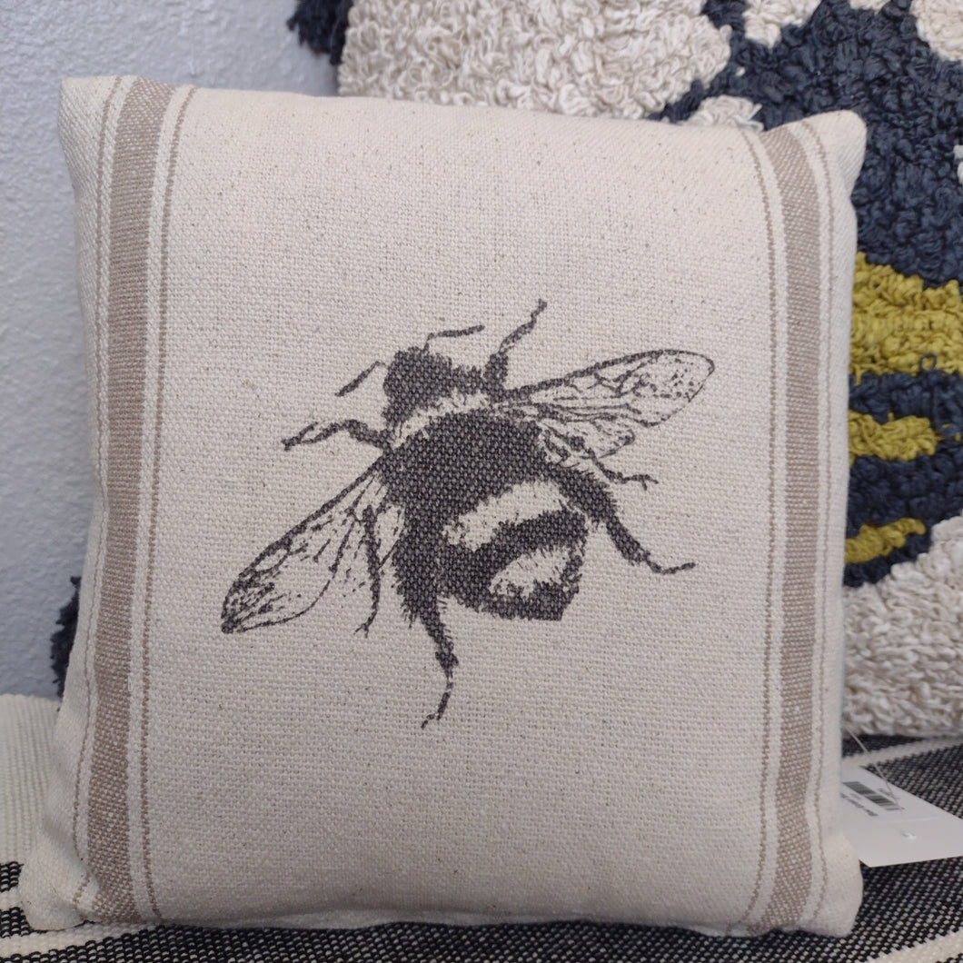 Bee Grain Sack Pillow
