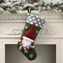 Load image into Gallery viewer, Christmas Gnome Stocking
