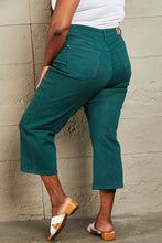 Load image into Gallery viewer, Judy Blue Hailey Full Size Tummy Control High Waisted Cropped Wide Leg Jeans
