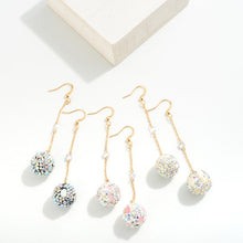 Load image into Gallery viewer, Cubic Zirconia Chain Link Drop Earring
