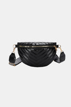 Load image into Gallery viewer, Patent Leather Stitched Sling Bag
