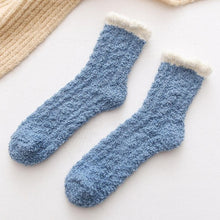 Load image into Gallery viewer, Plush Cable Knit Socks
