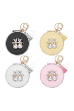 Load image into Gallery viewer, JH KC3222-5 Cat Mirror Keychain - 6pc
