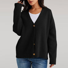 Load image into Gallery viewer, V-Neck Button Front Cardigan

