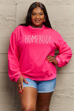 Load image into Gallery viewer, Simply Love Full Size HOMEBODY Graphic Sweatshirt
