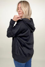 Load image into Gallery viewer, Batwing Sleeve Buttoned Hoodie with Pockets
