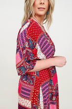 Load image into Gallery viewer, Paisley Patchwork Multicolor A-Line Maxi Dress
