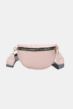 Load image into Gallery viewer, Patent Leather Stitched Sling Bag
