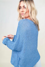 Load image into Gallery viewer, Petal Dew Round Neck Light Knit Sweater
