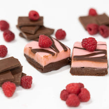 Load image into Gallery viewer, Raspberry Chocolate Swirl Fudge (1/2 lb Package)
