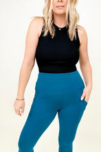 Load image into Gallery viewer, Zenana Cotton Wide Waistband Pocket Leggings

