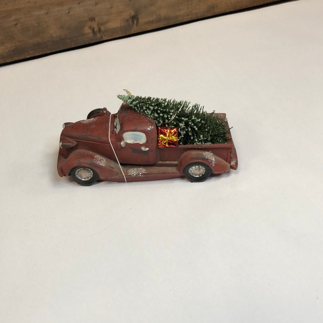 Truck with Tree and Present