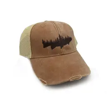 Load image into Gallery viewer, Fish &amp; Forest Trucker Hat
