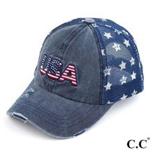 Load image into Gallery viewer, Vintage USA Star Baseball Cap
