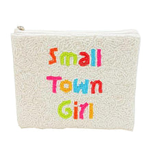 Load image into Gallery viewer, Seed Beaded Canvas Pouch

