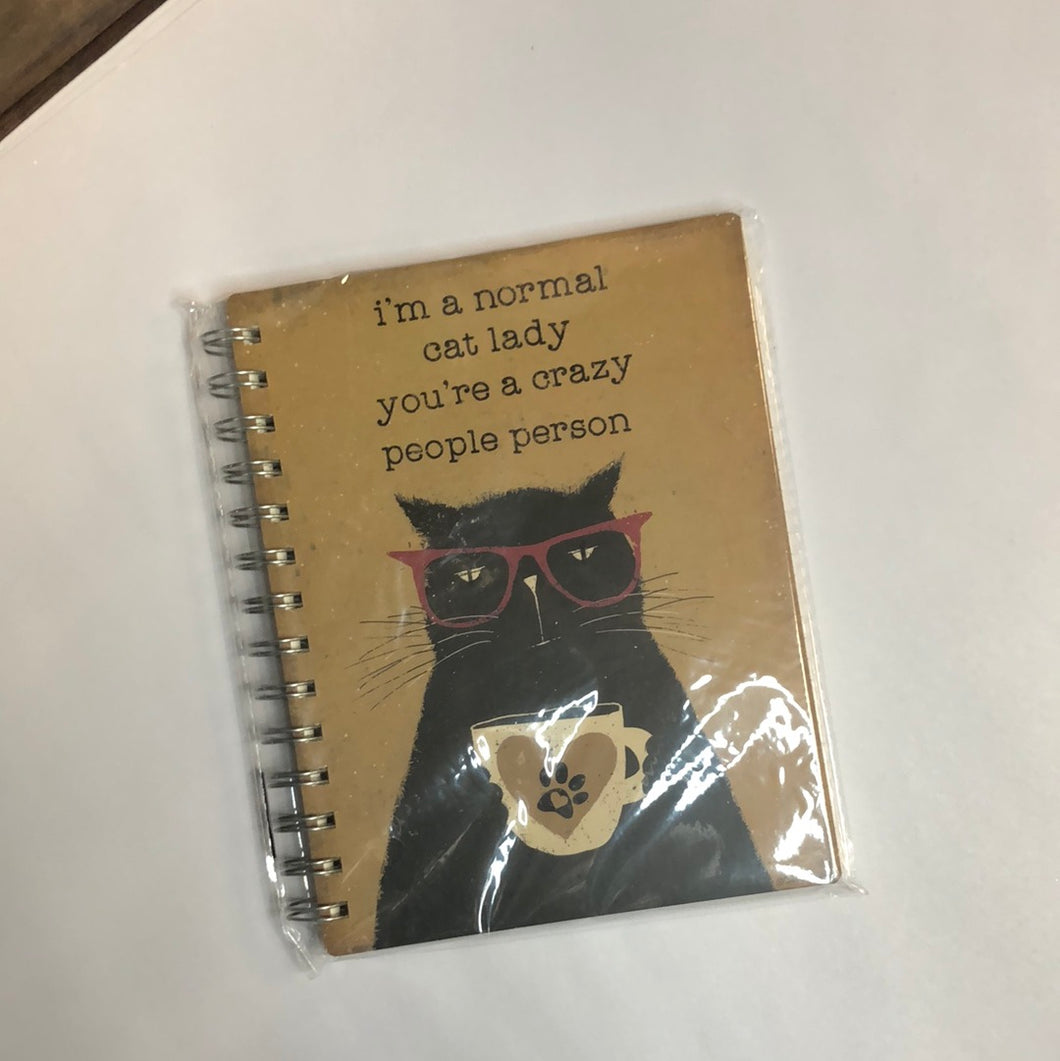 Cat Lady Spiral Notebook