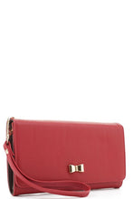 Load image into Gallery viewer, Bow Wristlet Clutch Wallet
