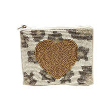 Load image into Gallery viewer, Seed Beaded Canvas Pouch
