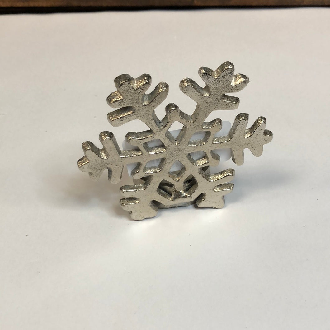Metal Snowflake Tealight Holder
