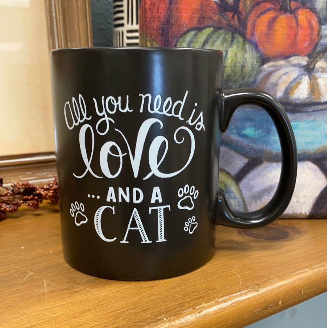 Love & A Cat Mug