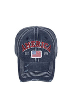 Load image into Gallery viewer, Distressed America Baseball Cap
