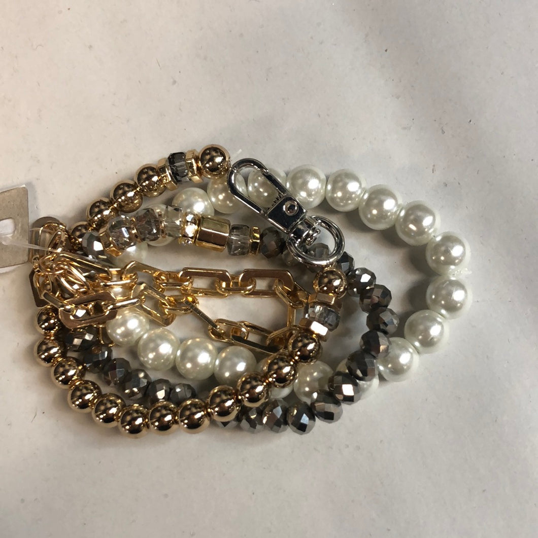 Mixed Pearl Bracelet Set
