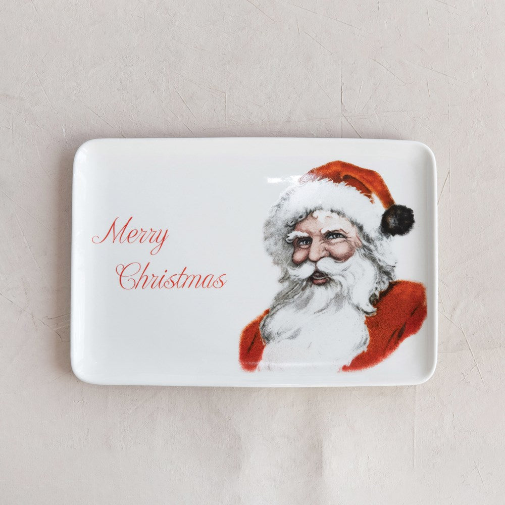 Merry Christmas Santa Platter
