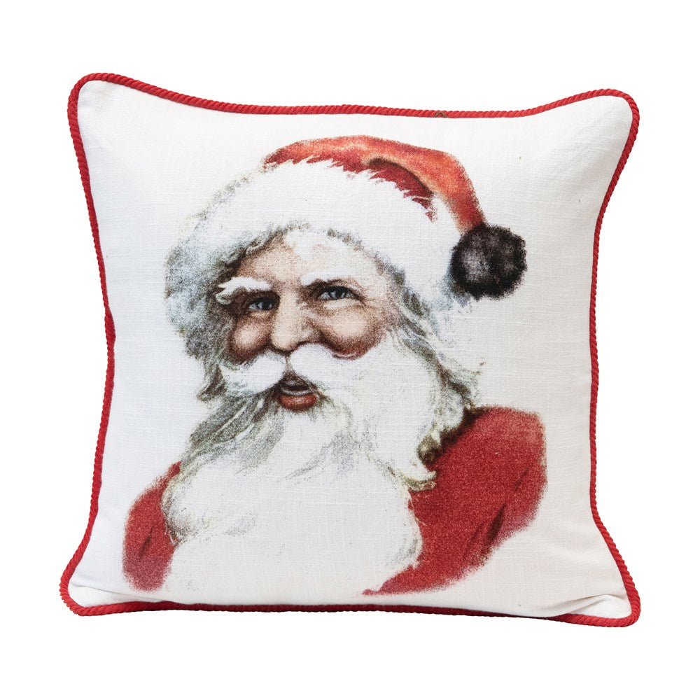 Corduroy Vintage Santa Pillow